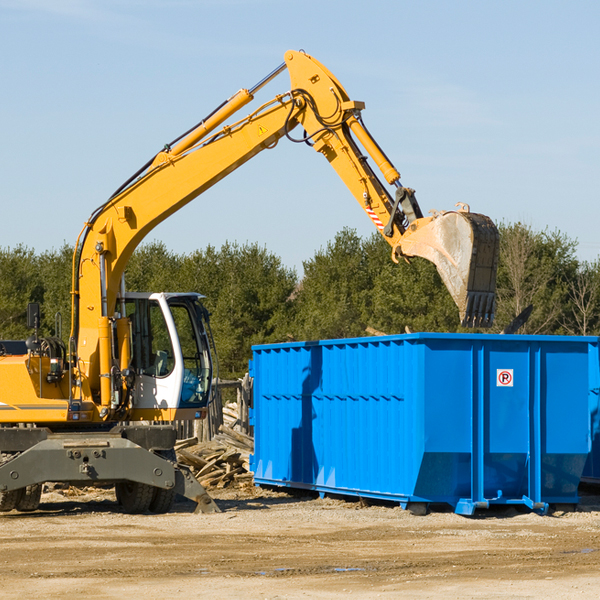 can i choose the location where the residential dumpster will be placed in Wildorado Texas